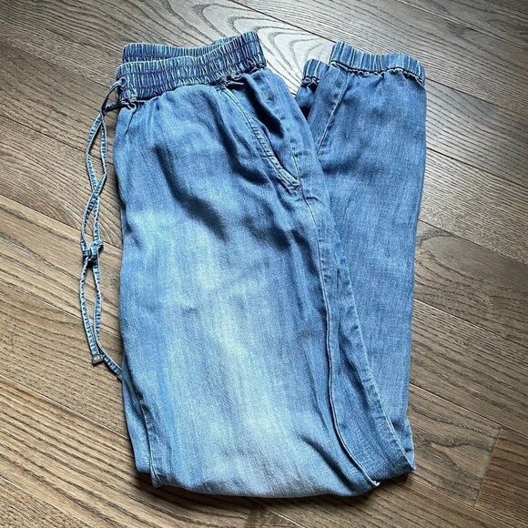 Michael Kors Loose Fitted Trouser Jogger - Pants - Jean - Blue - Picture 1 of 7
